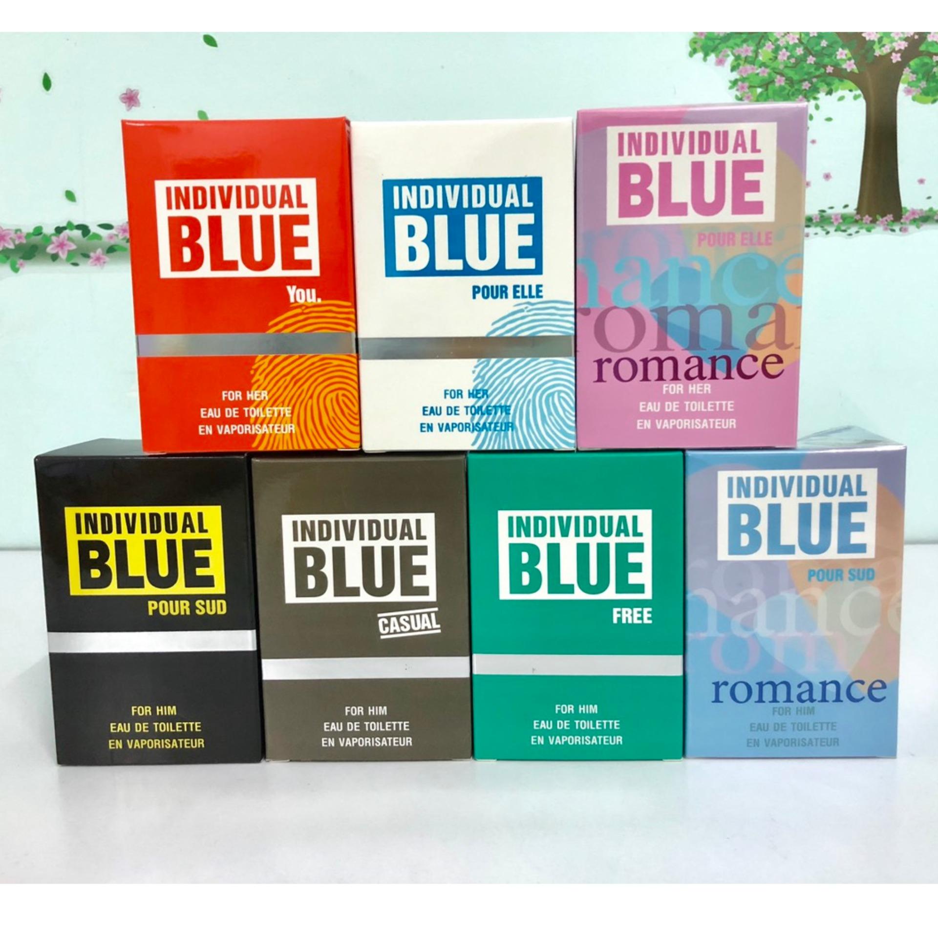 Nước Hoa Cho Nữ INDIVIDUAL BLUE Pour Elle 50ml (Bạc)