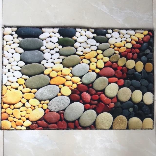 Thảm lau chân 3D 40x60cm,thảm chùi chân