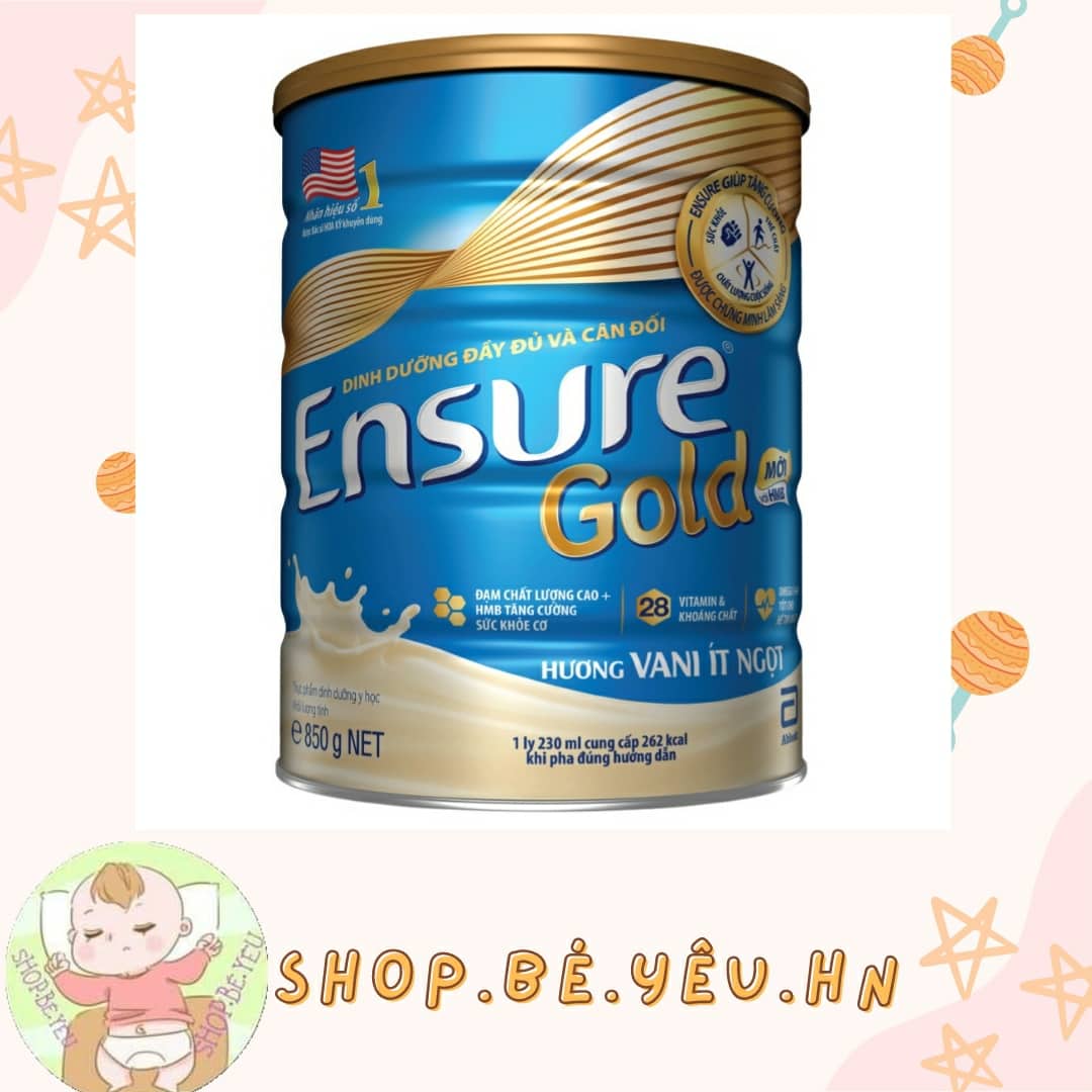 Sữa bột Ensure Gold Abbott 850g