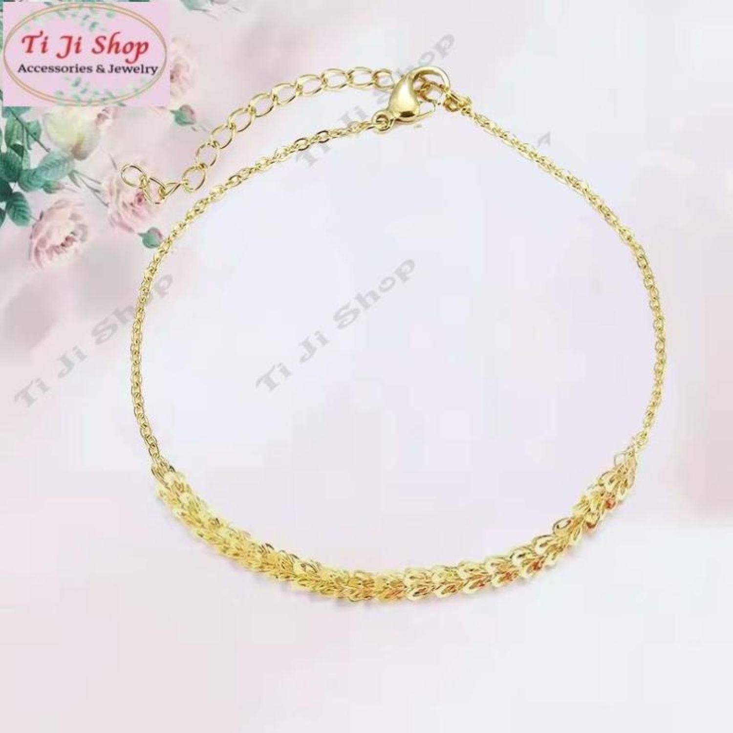 Lắc tay inox đuôi phụng đẹp không đen
