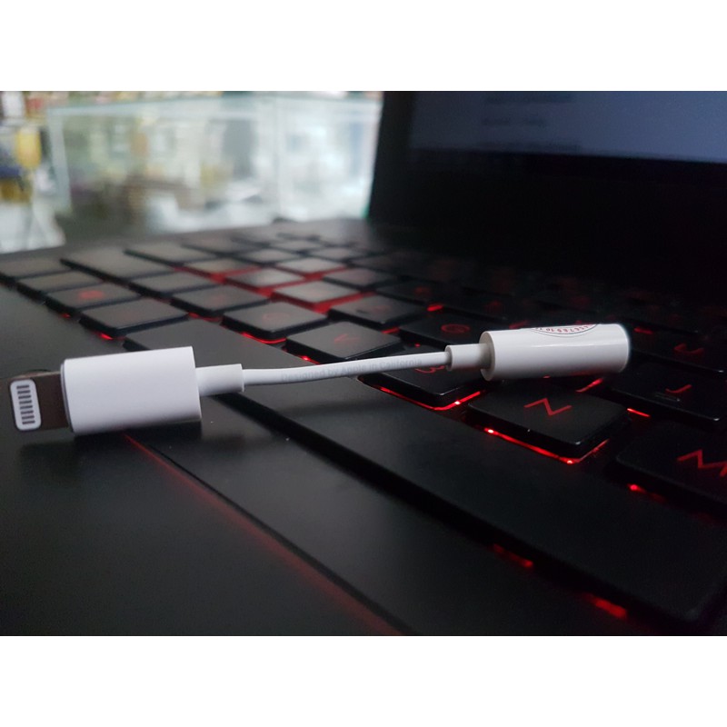 JACK CHUYỂN ĐỔI CỔNG LIGHTNING SANG 3.5MM (HÀNG ZIN)