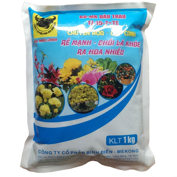 [HCM]Phân NPK chuyên hoa lan cây cảnh 17-15-7 + TE(1kg)