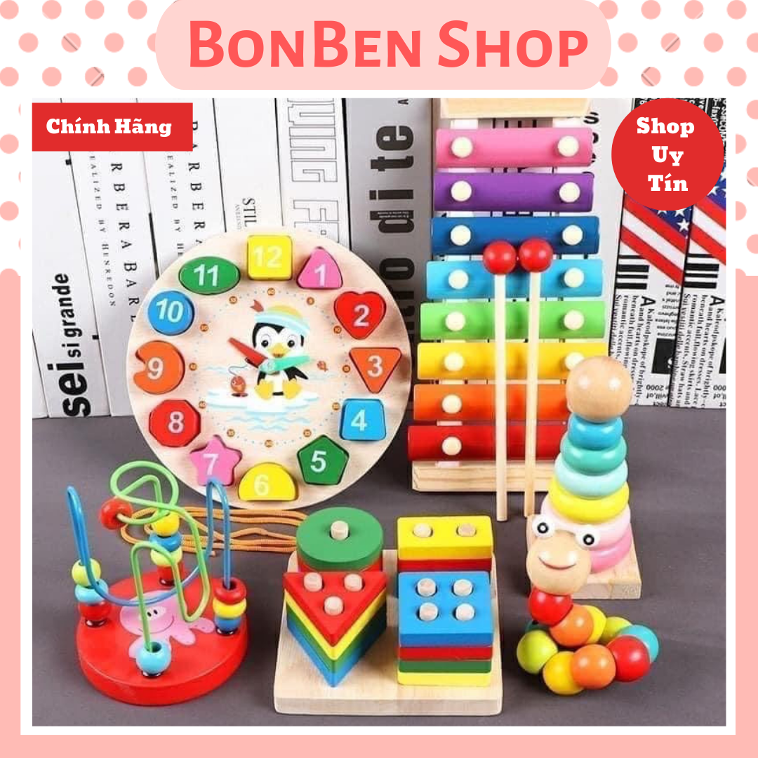 SET ĐỒ CHƠI THÔNG MINH 6 MÓN CHO BÉ TRÊN 12 THÁNG