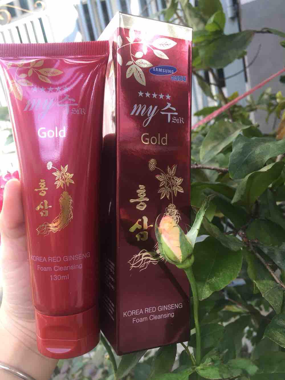 Sữa rửa mặt My Gold Hồng Sâm nắp đỏ