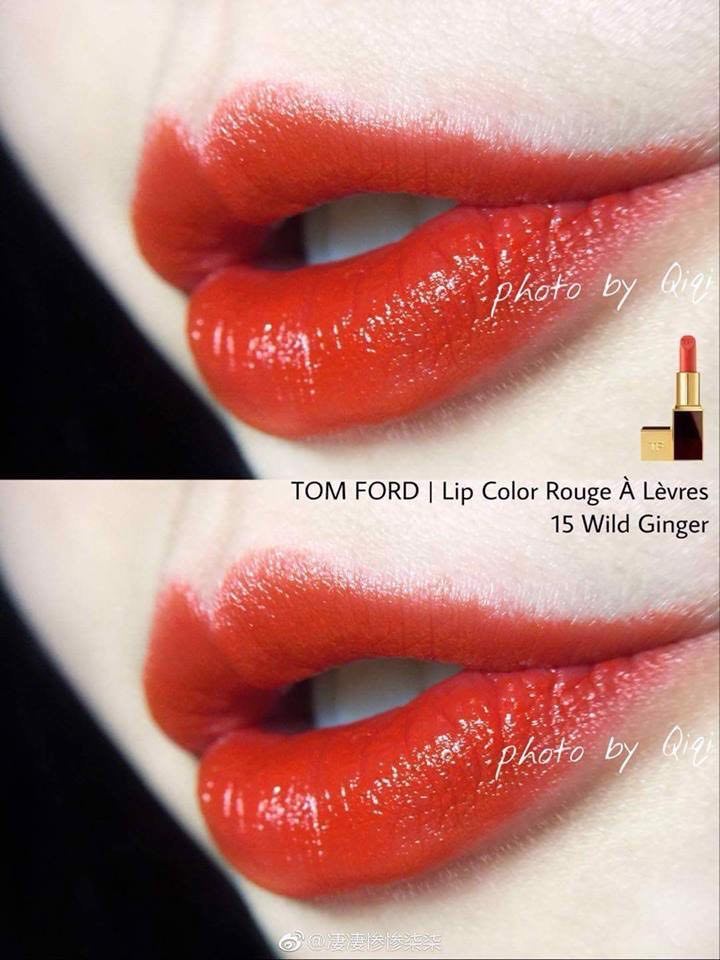 Son Tom Ford màu 15 Wild Ginger - Cam Đỏ