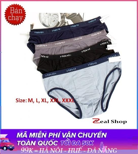 Bộ 3 quần sịp tam giác cotton Nhật