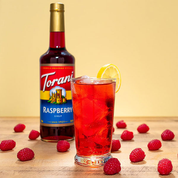 SIRUP TORANI PHÚC BỒN TỬ ĐỎ 750ML - TORANI RED RASPBERRY SYRUP