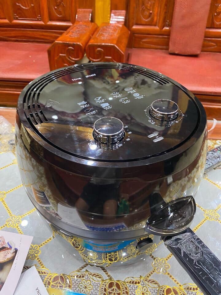 Nồi Chiên Không Dầu NINE SHIELD 8L cơ