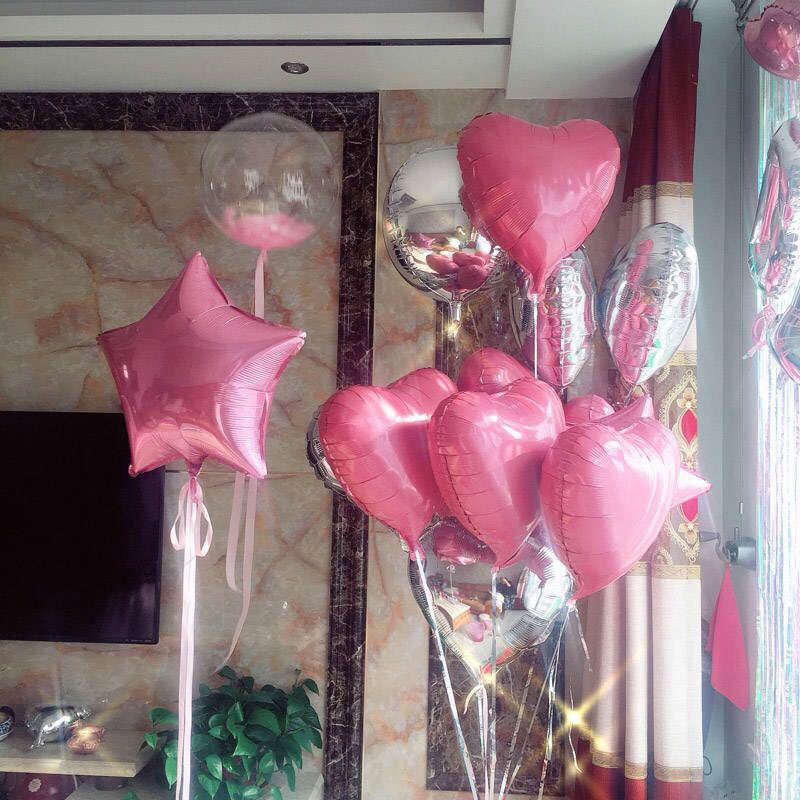 Bóng trang trí hình trái tim đại (45cm)