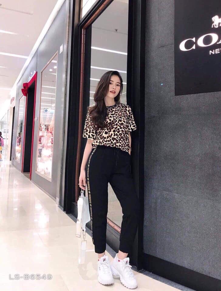SET ÁO VÀ QUẦN DA BEO SIEU HOT
