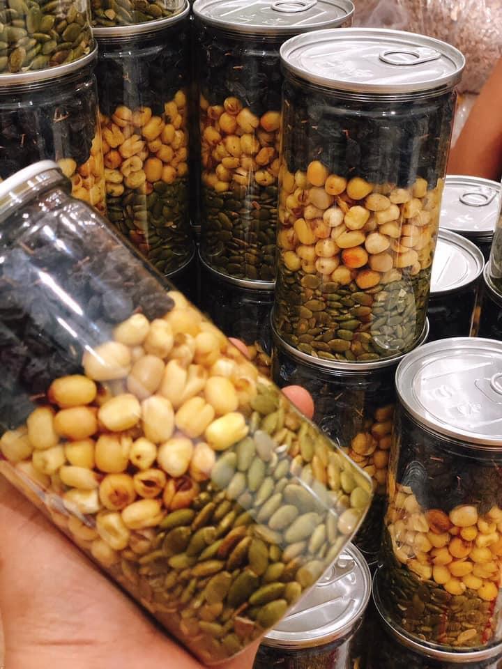 Hạt Sen Bí Nho Mix Cực Ngon 450G