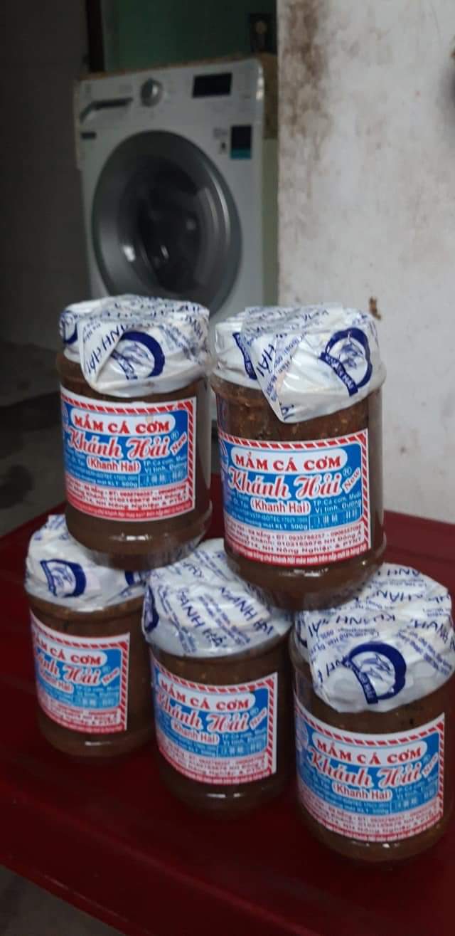 [HCM]MẮM CÁ CƠM BÌNH KHÁNH HẢI 500GR