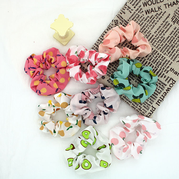 Cột Tóc Vải Scrunchies Trái Cây Hot Ct75