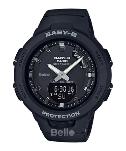 Đồng hồ Casio Baby-G NữBSA-B100-1A chính hãng chống va đập, chống nước 100m - Bảo hành 5 năm - Pin trọn đời