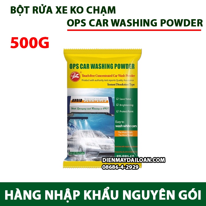 COMBO 10 GÓI BỘT RỬA XE KHÔNG CHẠM OPS Cao Cấp