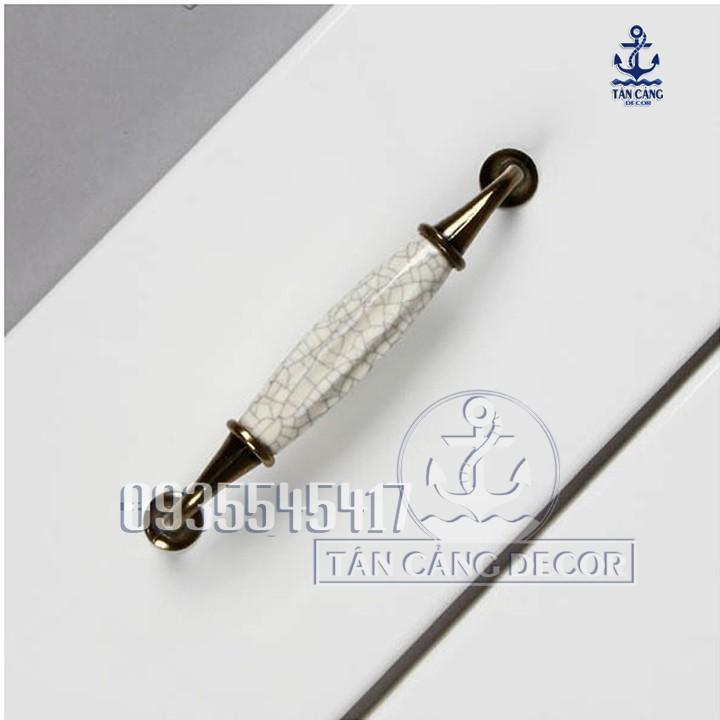 Tay Nắm Sứ Cổ Điển 36 - KT : 14.2cm