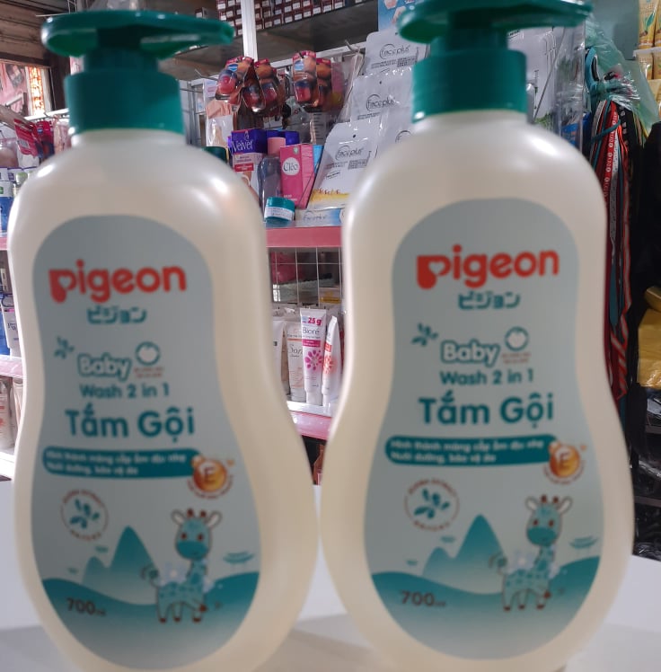 Tắm gội pigeon 2in1 chiết xuất jojoba 700ml