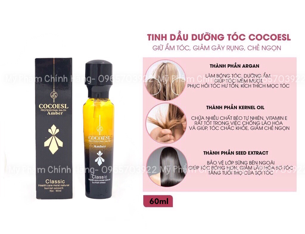60ml Cocoesl Amber hair balm