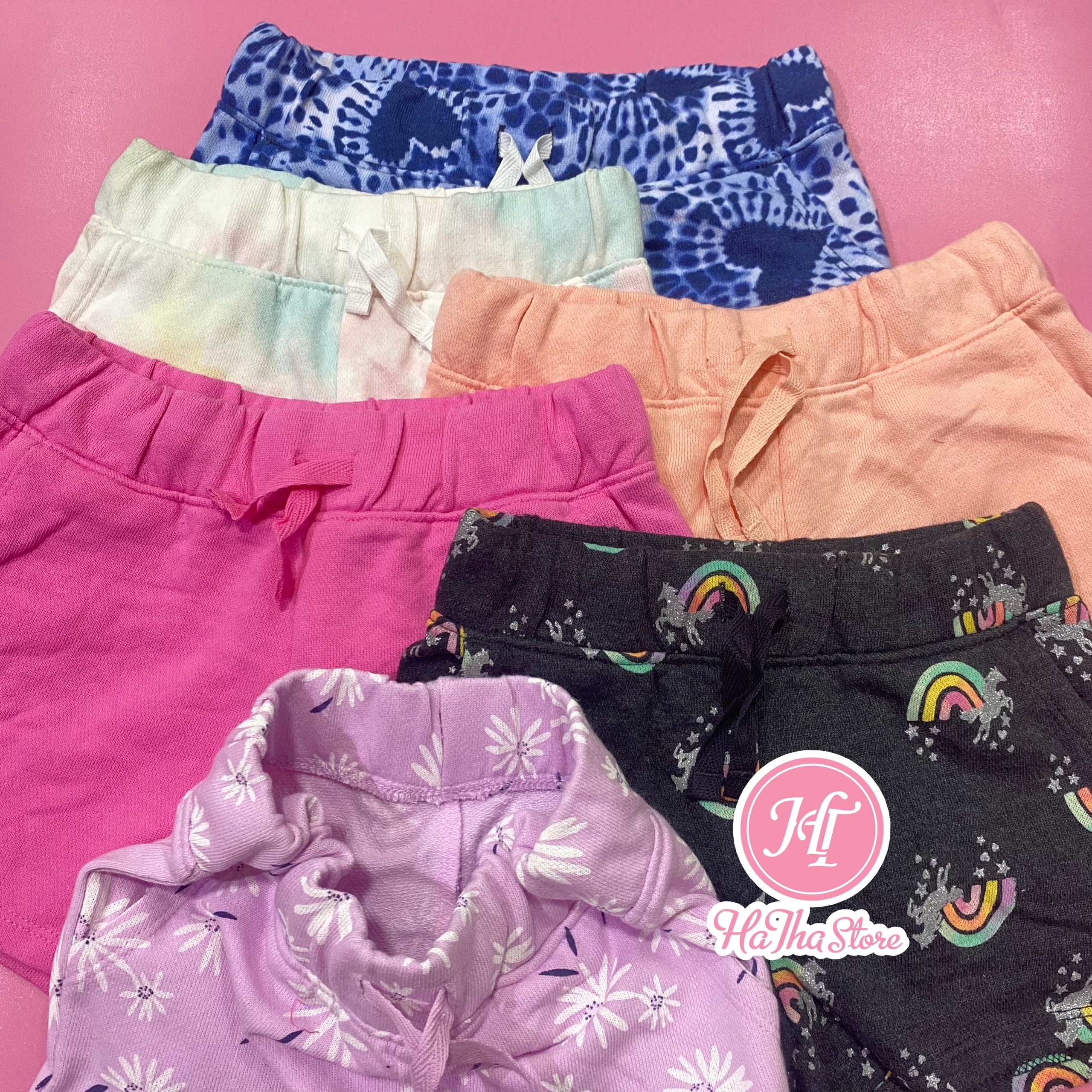 (8-38kg) Quần short thun Jumping bé gái