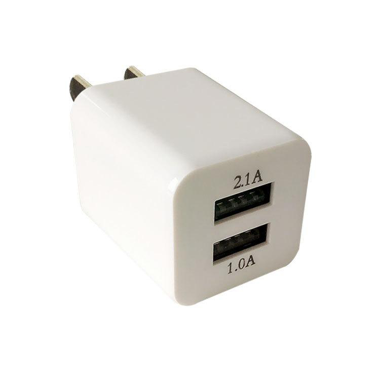 Củ Sạc cổng USB 1A / 2.1A model AR-2100 (Trắng)