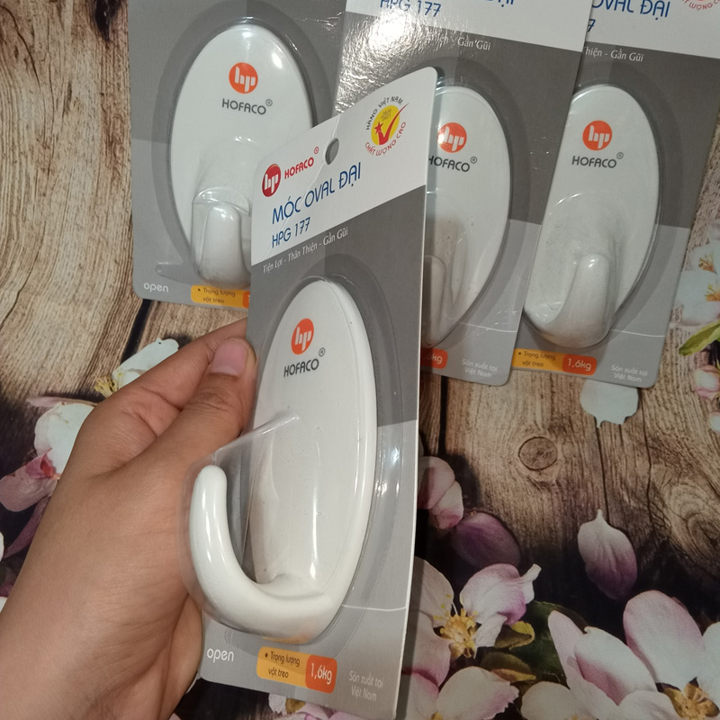 [HCM]Móc Dán Tường Oval Đại Hofaco