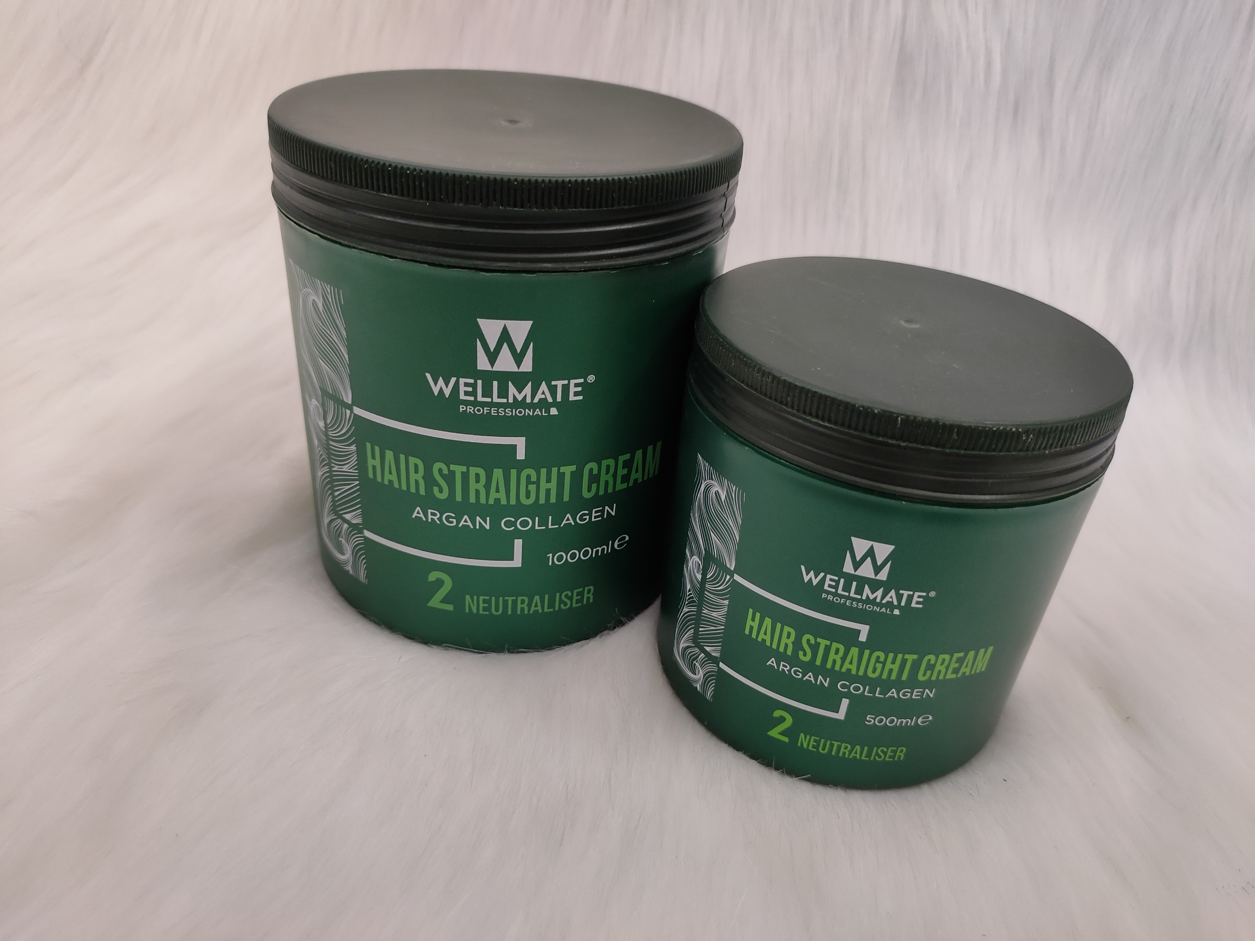 Kem duỗi thẳng tóc Wellmate hủ xanh lá cây