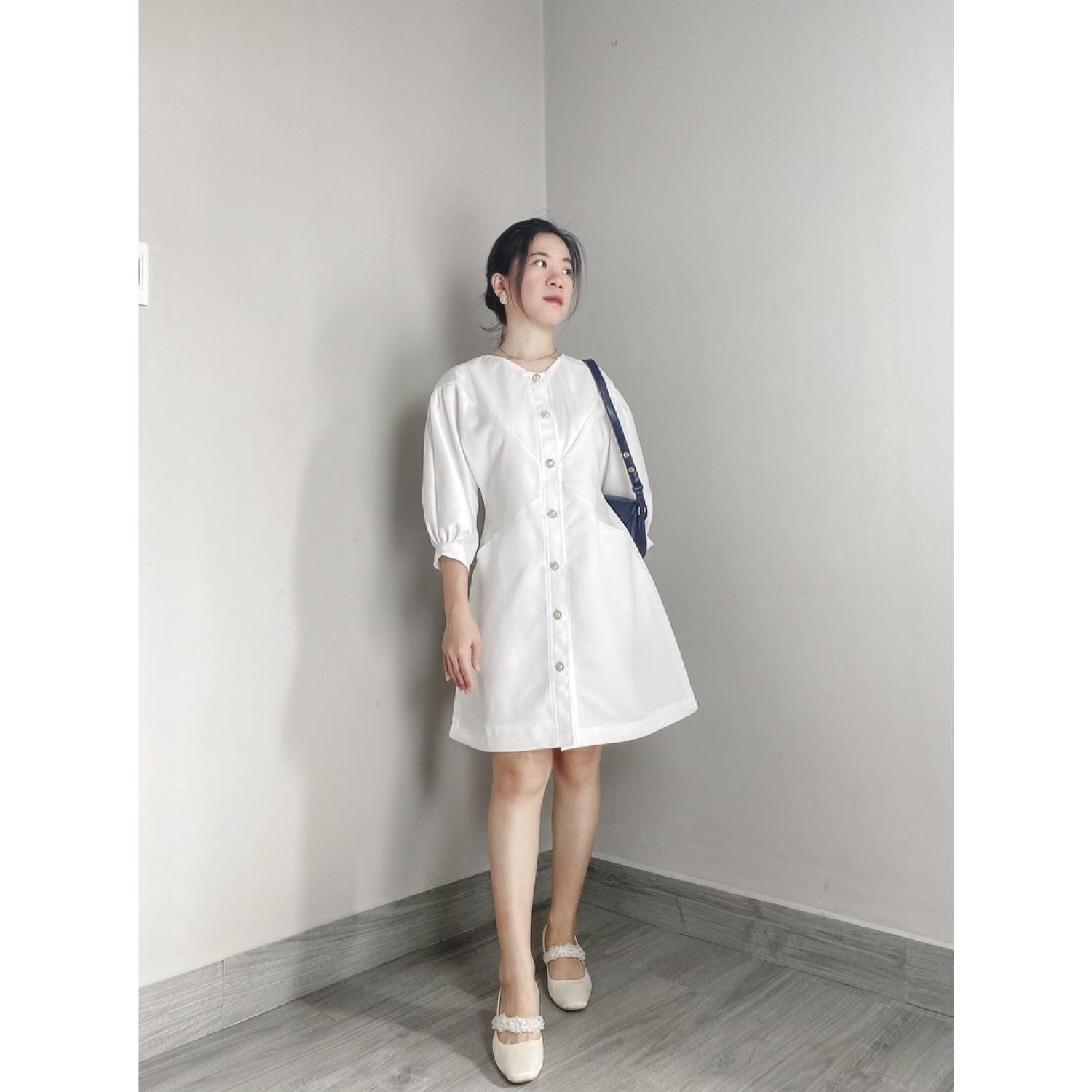 Đầm mini fom chữ A