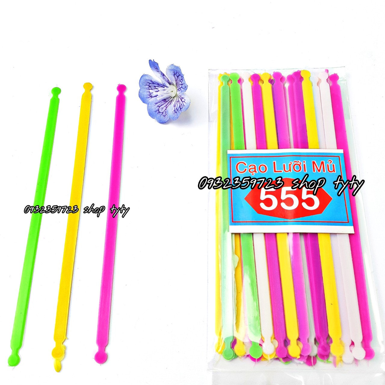 1 bịch 35 cây dụng cụ cạo lưỡi bằng nhụa vệ sinh khoang miệng