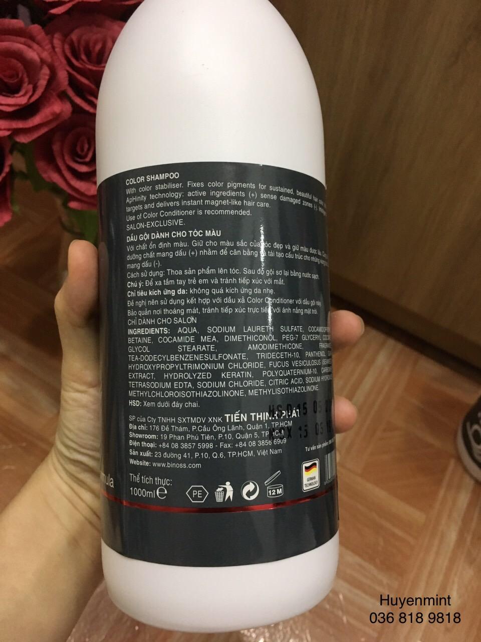 [HCM]Dầu Gội Dành Cho Tóc Màu Color Shampoo Binoss Professional Color Shampoo