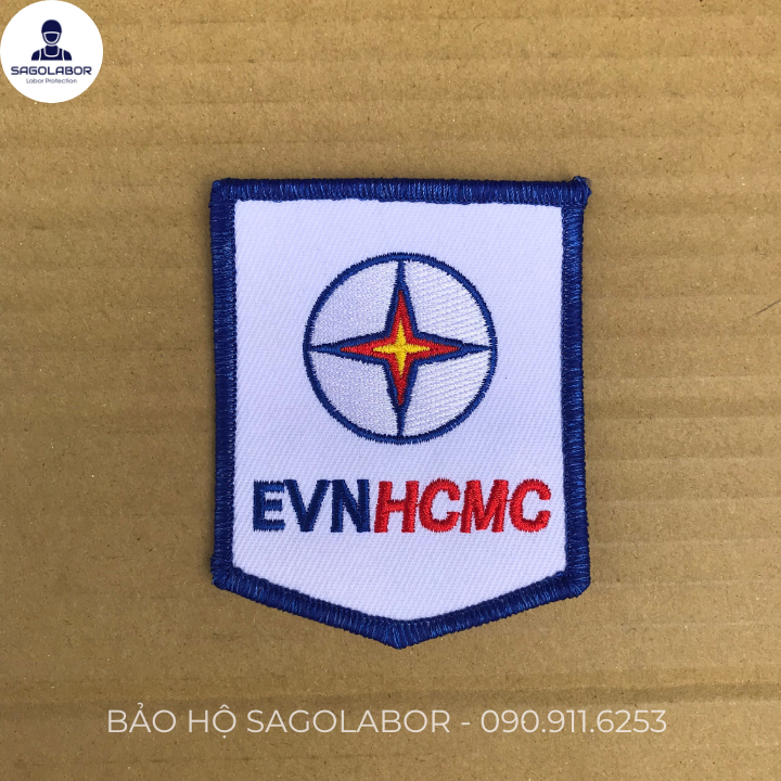 Logo thêu áo điện lực EVN SPC NPC CPC HCMC