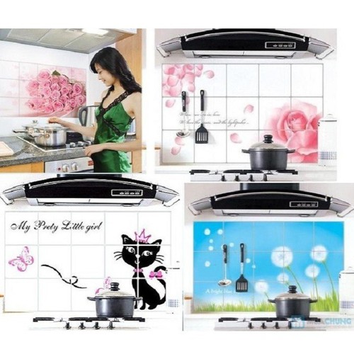 Miếng Dán Cách Nhiệt Nhà Bếp 60x90 (Mẫu Đẹp Nhất Giao Ngẫu Nhiên)