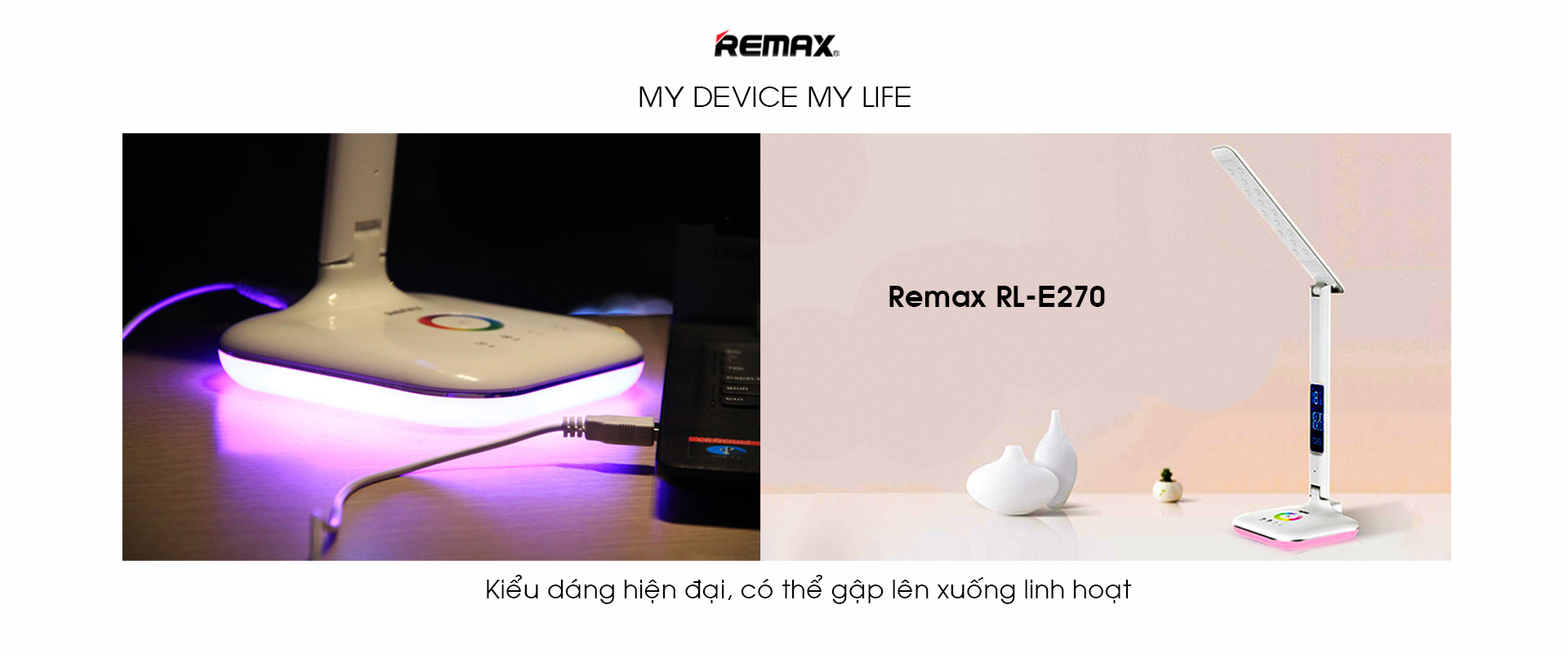 Đèn Led để bàn thông minh Remax RLE270- White