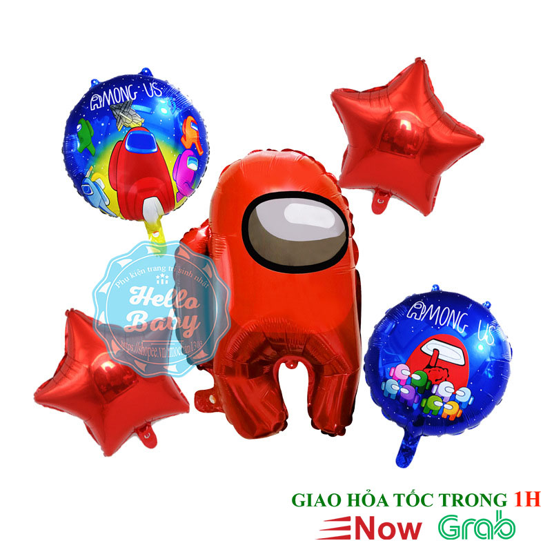 Bóng trang trí chủ đề Among Us