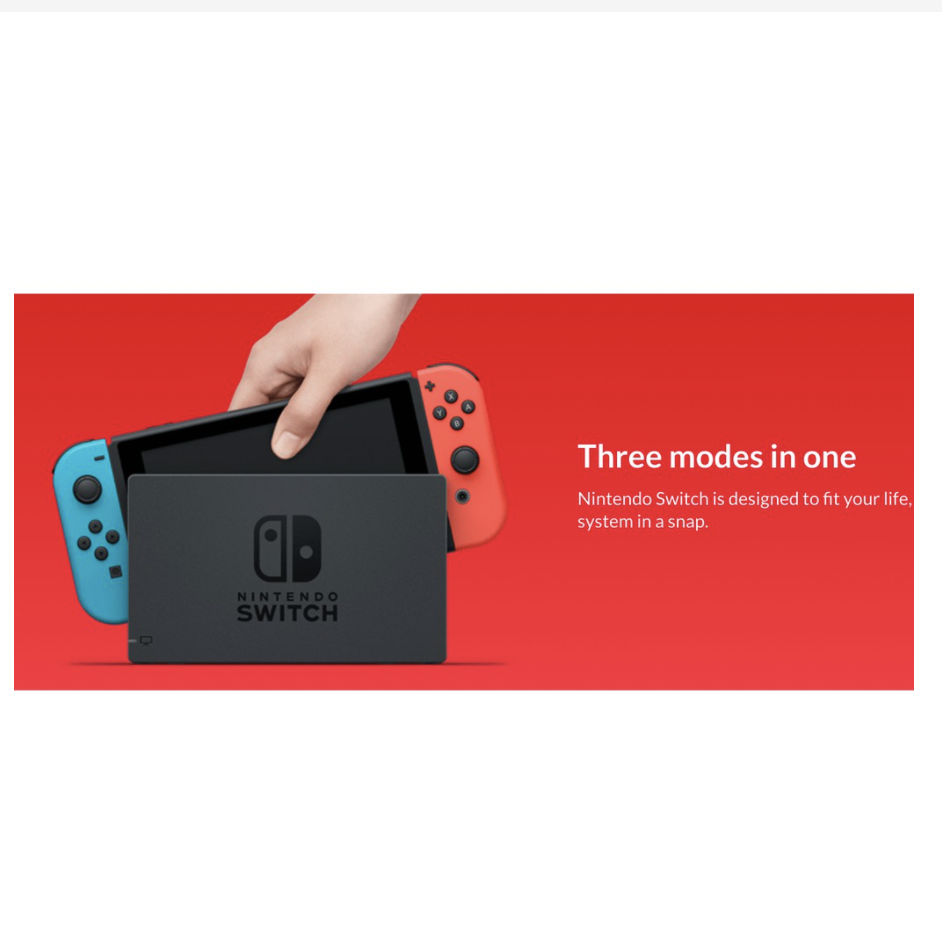 [HCM][Trả góp 0%]Máy game Nintendo switch V2 new model console hàng chính hãng mới 100%