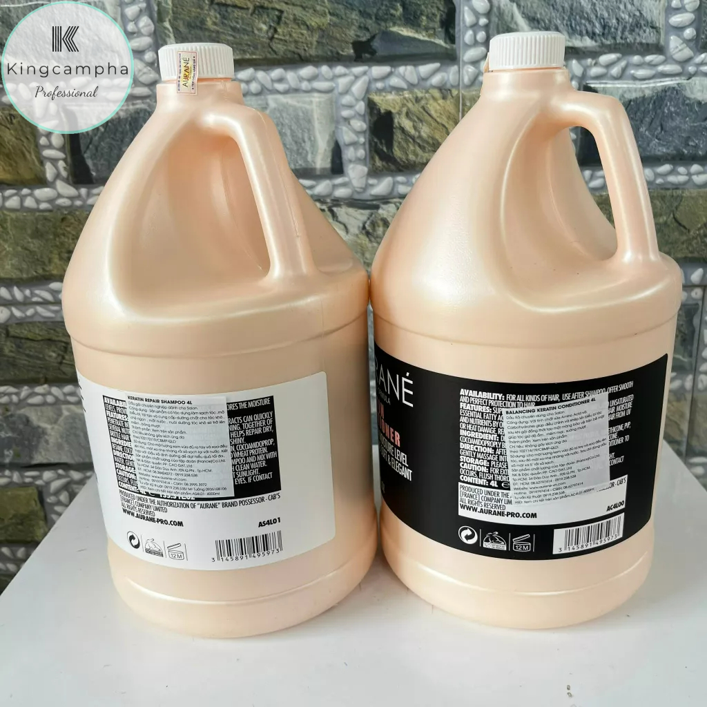 dầu gội (xả) protein Moisturizing shampoo Aurane (pháp)4000ml