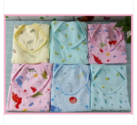 Chăn ủ , Khăn ủ chần bông cho bé sơ sinh 2 lớp