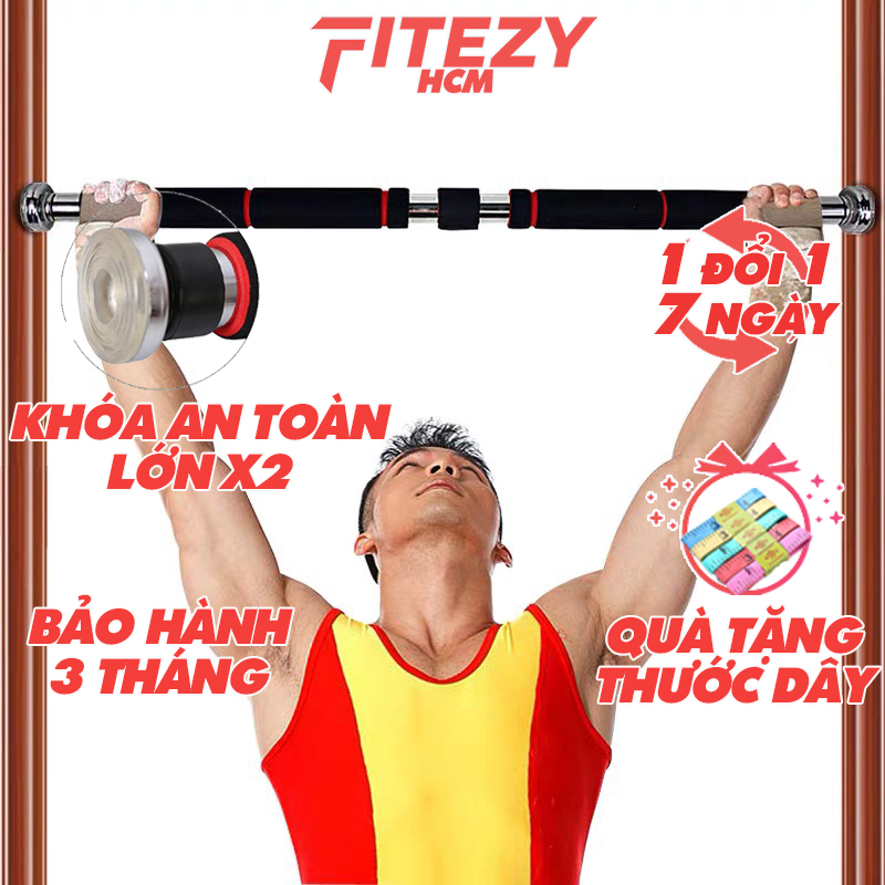 Xà đơn gắn cửa treo tường gắn tường đa năng tập thể hình gym tại nhà FITEZY HCM