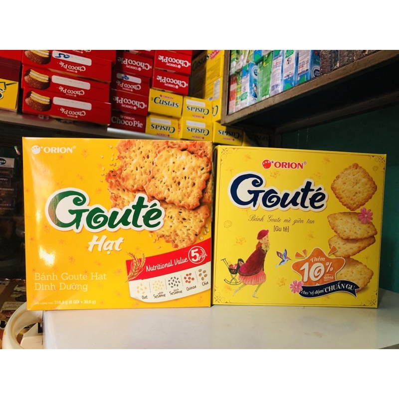 Bánh Goute mè giòn tan Orion