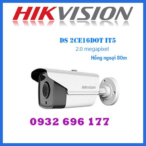 camera hồng ngoại DS 2CE16DOT IT5 2.0 megapixel