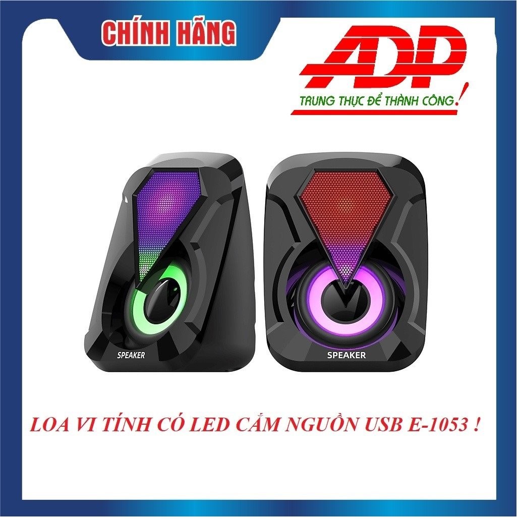 Loa led cắm nguồn usb máy vi tính YST-1046/ E-1053 nháy theo nhạc siêu đẹp, âm thanh hay chuẩn