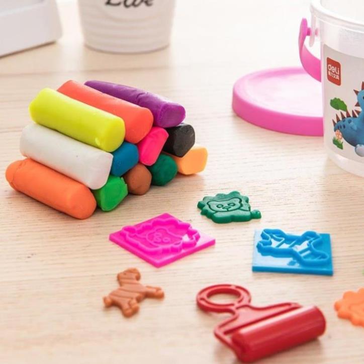Đất nặn 24 màu + 7 khuân - Deli 7031