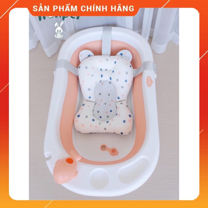 chậu tắm gấp gọn kèm phao holla