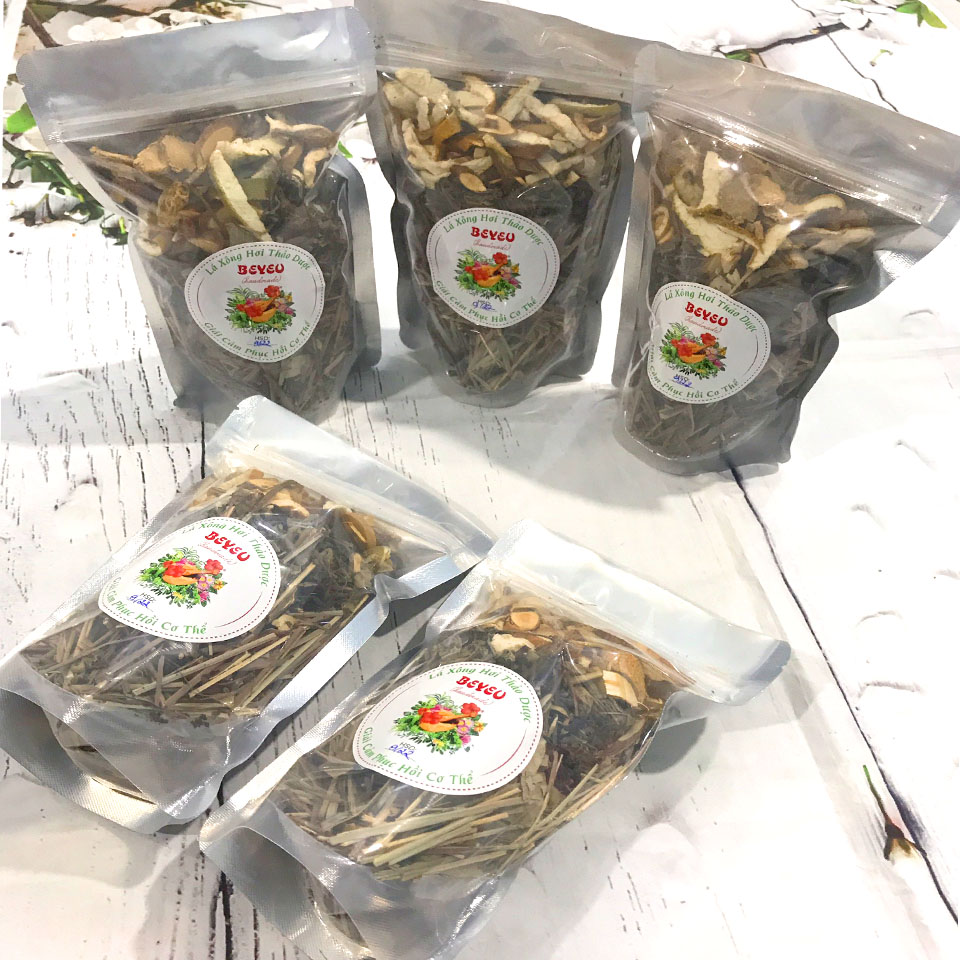 Combo 5 gói lá xông giải cảm