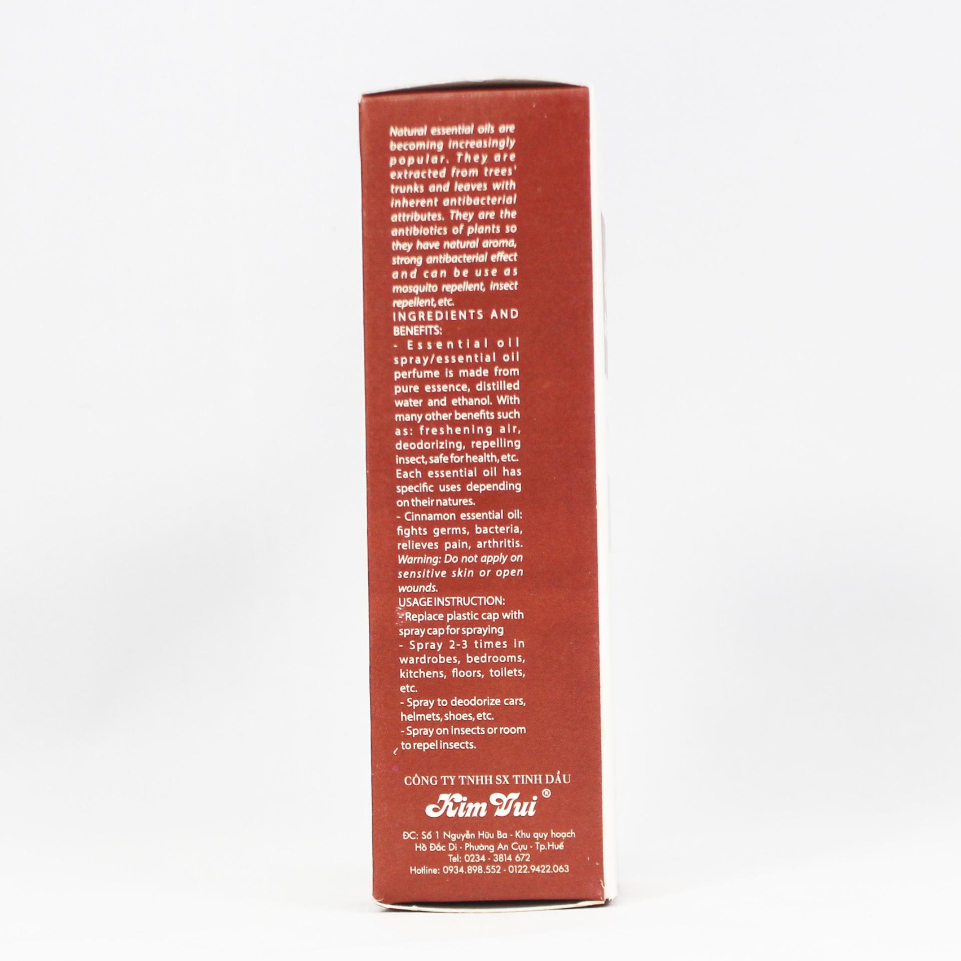 Tinh dầu xịt phòng Quế Kim Vui 100ml