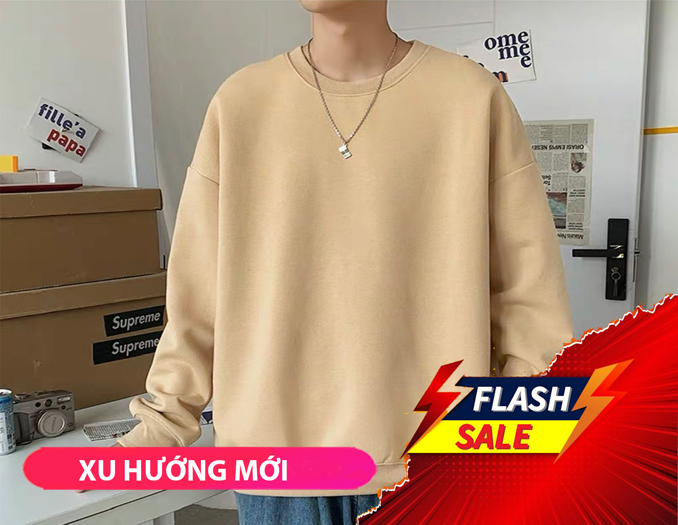 Áo Sweater - Nỉ Chui Trơn NHIỀU MÀU SẮC LỰA CHỌN