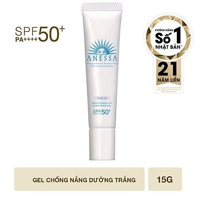 Kem chống nắng anessa dạng gel chống nắng dưỡng sáng da anessa brightening uv sunscreen gel spf50+ pa++++