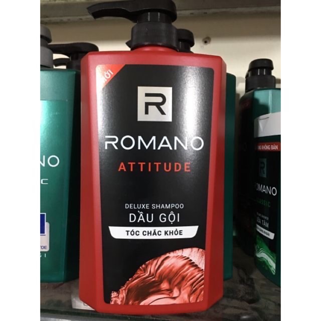 Dầu gội đầu Romano Attitude 650g Đõ