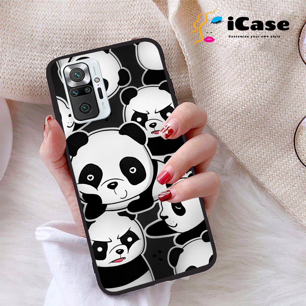 Ốp lưng Xiaomi Redmi Note 10 Pro viền dẻo TPU BST Panda