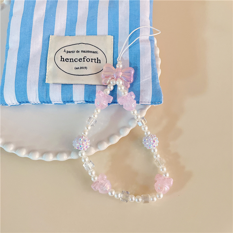 Cute mobile phone anti-lost chain acrylic strap hang rope sexy strap for Xiaomi Huawei mobile phone