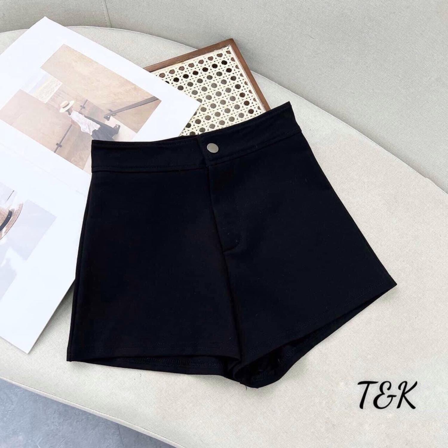 Quần Short Nữ Jean Giấy cạp Cao Khóa Trước